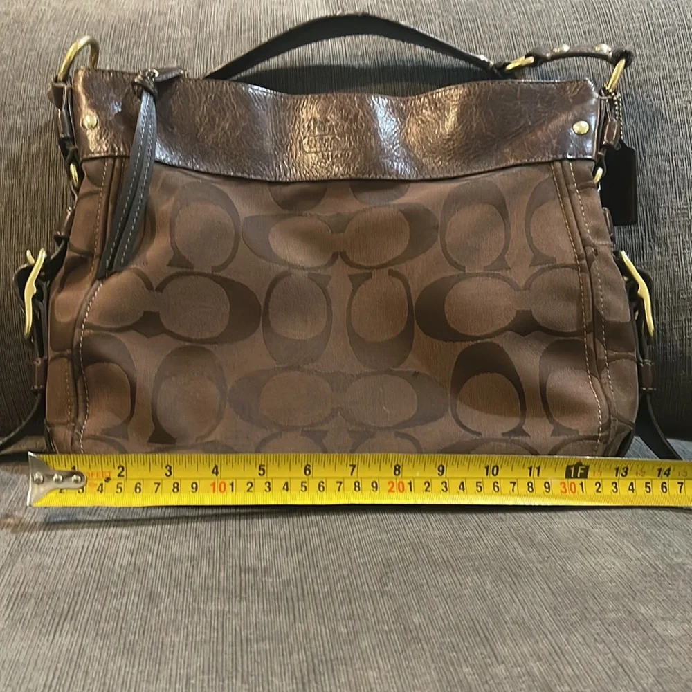 Coach boho brown shoulder bag - Picture 8 of 10